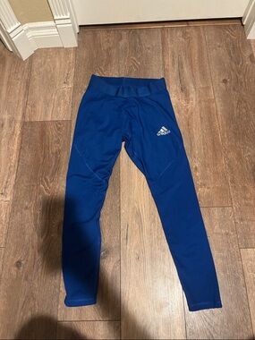 adidas Blue Girls' Athletic Leggings